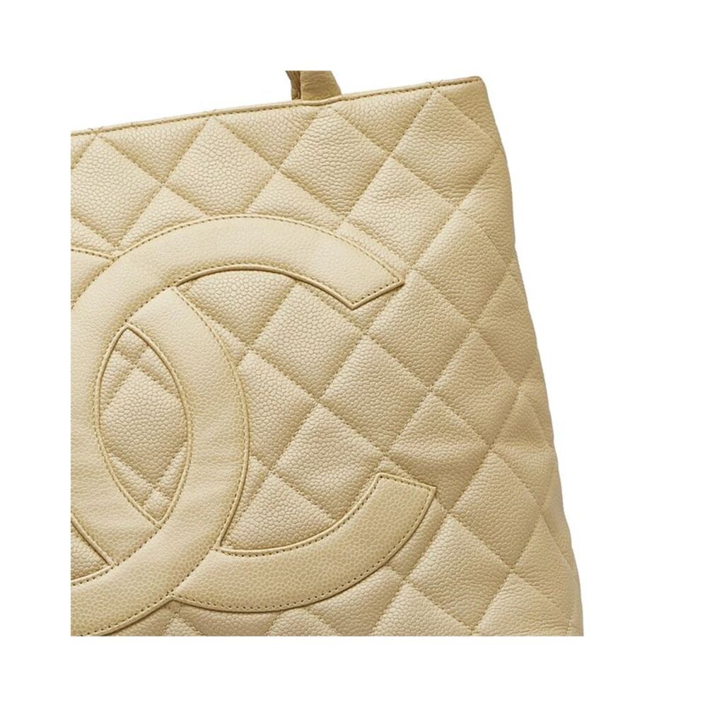 Pre Loved Chanel Caviar Medallion Tote - Picture 13 of 15